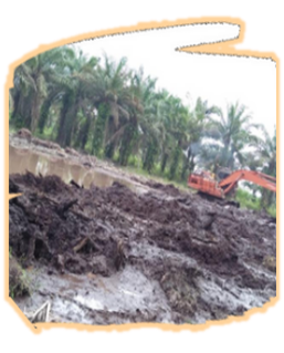 PT.HKI PROYEK PEMBANGUNAN TOL PEKANBARU-DUMAI PEKDUM 4A STA 54 (TAHUN 2020-2021) PROSES GALI BUANG